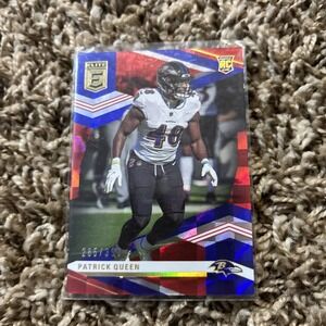 2020 Panini Chronicles Elite Update Red /399‎ Patrick Queen #235 Rookie RC